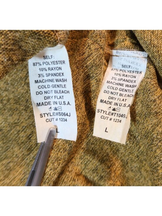 INOAH Dog Village Novelty Print Knit Top Midi Skirt Set Outfit Size L Lagenlook - Picture 10 of 10